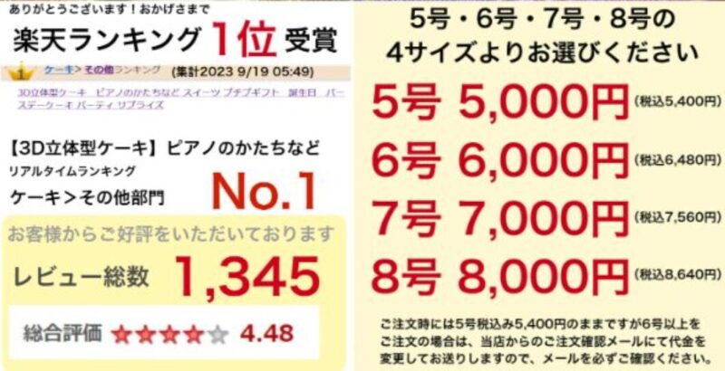 マリオの誕生日ケーキを通販注文できる店9選!パーティー飾りも! 　スイーツショップボストン:最大24cmのマリオ立体ケーキ