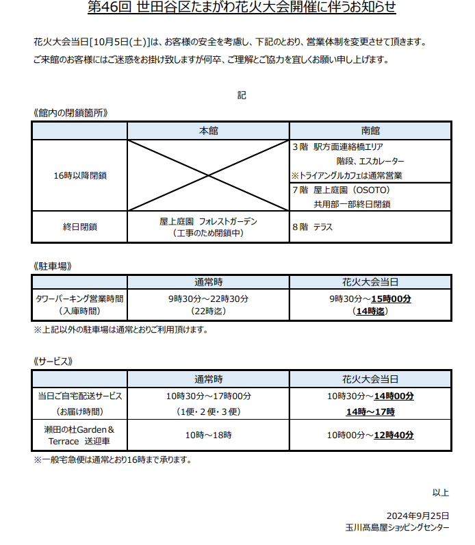 世田谷区たまがわ&川崎市多摩川花火大会の穴場/見える場所24選