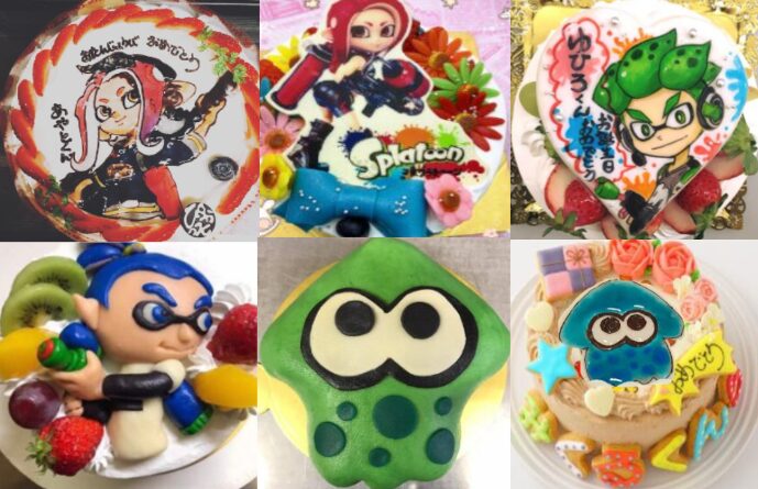 スプラトゥーンの誕生日ケーキを通販注文できるお店９選!飾りもオーダーしよう!